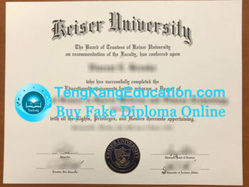 凯泽大学毕业证Keiser University diploma