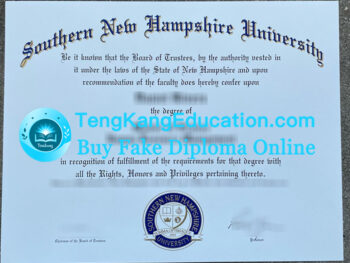 南新罕布什尔大学毕业证Southern New Hampshire University diploma