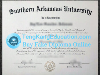 南阿肯色大学毕业证Southern Arkansas University diploma