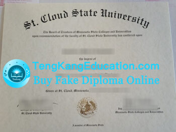 圣克劳德州立大学文凭St. Cloud State University diploma