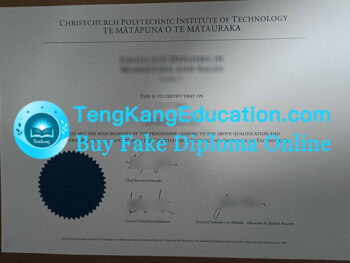 基督城理工学院毕业证CPIT diploma