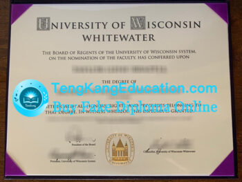 威斯康星大学白水分校文凭University of Wisconsin-Whitewater diploma