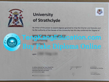 斯特拉斯克莱德大学毕业证University of Strathclyde degree