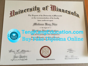 明尼苏达大学毕业证University of Minnesota diploma