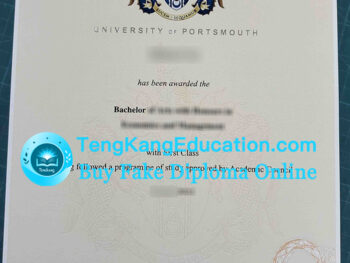 朴次茅斯大学毕业证University of Portsmouth degree