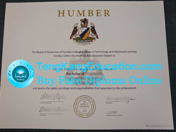 汉博理工学院毕业证Humber Polytechnic diploma