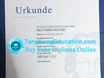 法兰克福大学毕业证Goethe-Universität Frankfurt am Main Urkunde