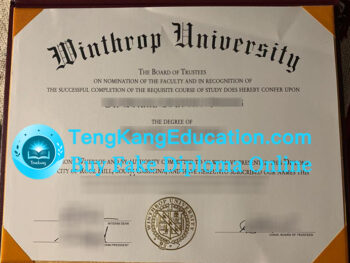 温斯洛普大学毕业证Winthrop University diploma