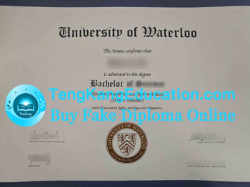 滑铁卢大学毕业证University of Waterloo diploma