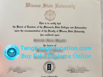 维诺纳州立大学毕业证Winona State University diploma