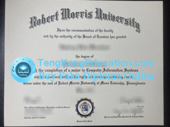 罗伯特莫里斯大学文凭Robert Morris University diploma