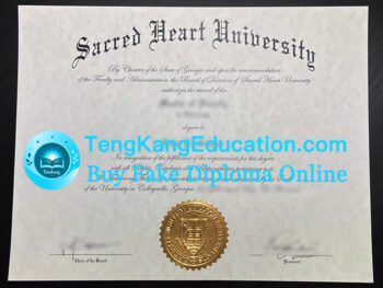 美国圣心大学文凭Sacred Heart University diploma