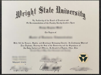 莱特州立大学文凭Wright State University diploma