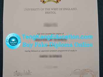 西英格兰大学毕业证UWE Bristol diploma