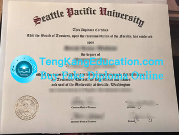 西雅图太平洋大学文凭Seattle Pacific University diploma