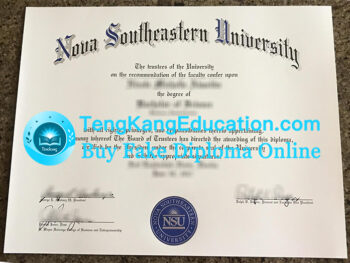 诺瓦东南大学毕业证Nova Southeastern University diploma