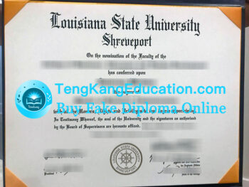 路易斯安那州立大学文凭Louisiana State University diploma