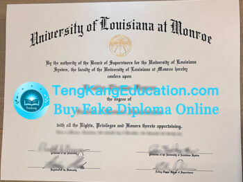 路易斯安那州门罗大学文凭University of Louisian at Monroe diploma