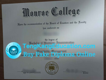 门罗学院毕业证Monroe College diploma