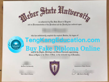 韦伯州立大学毕业证Weber State University diploma