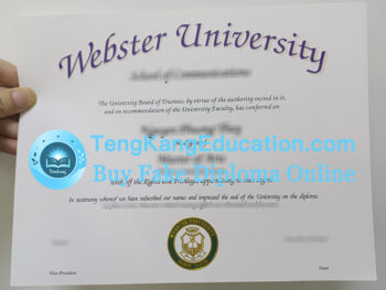韦伯斯特大学毕业证Webster University diploma
