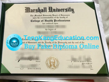 马歇尔大学毕业证Marshall University diploma
