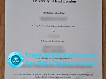 东伦敦大学毕业证University of East London diploma