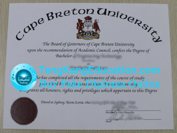 加拿大卡普顿大学文凭Cape Breton University diploma