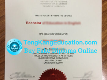 南非自由州大学文凭University of the Free State diploma