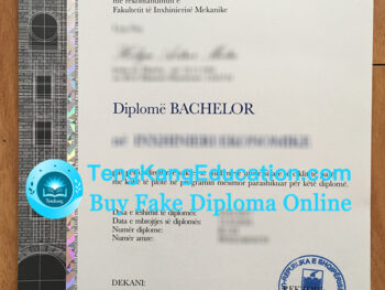 地那拉理工大学毕业证Universiteti Politeknik I Tiranës diploma