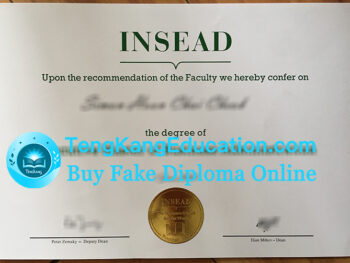 欧洲工商管理学院文凭INSEAD diploma