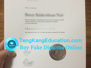 澳大利亚和新西兰特许会计师协会证书CA ANZ certificate