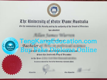 澳大利亚圣母大学文凭University of Notre Dame Australia diploma