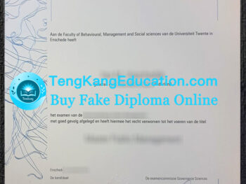 特文特大学毕业证Universiteit Twente diploma