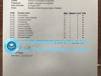 约克圣约翰大学成绩单York St John University transcript