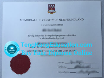 纽芬兰纪念大学文凭Memorial University of Newfoundland diploma