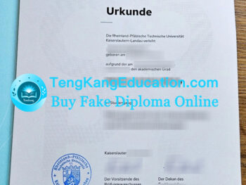莱茵兰-普法尔茨州凯泽斯劳滕-兰道工业大学毕业证RPTU Urkunde