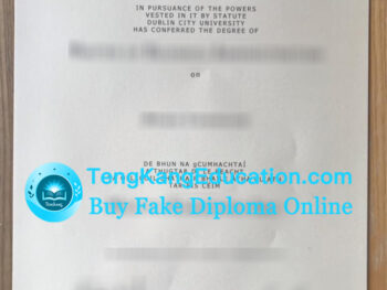 都柏林城市大学毕业证DCU diploma