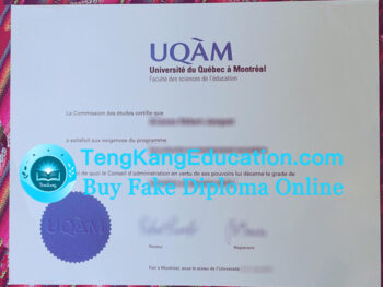魁北克大学蒙特利尔分校文凭Université du Québec à Montréal diploma