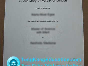 伦敦玛丽女王大学毕业证, Queen Mary University of London diploma