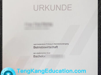 德累斯顿应用科学大学文凭HTW Dresden Urkunde