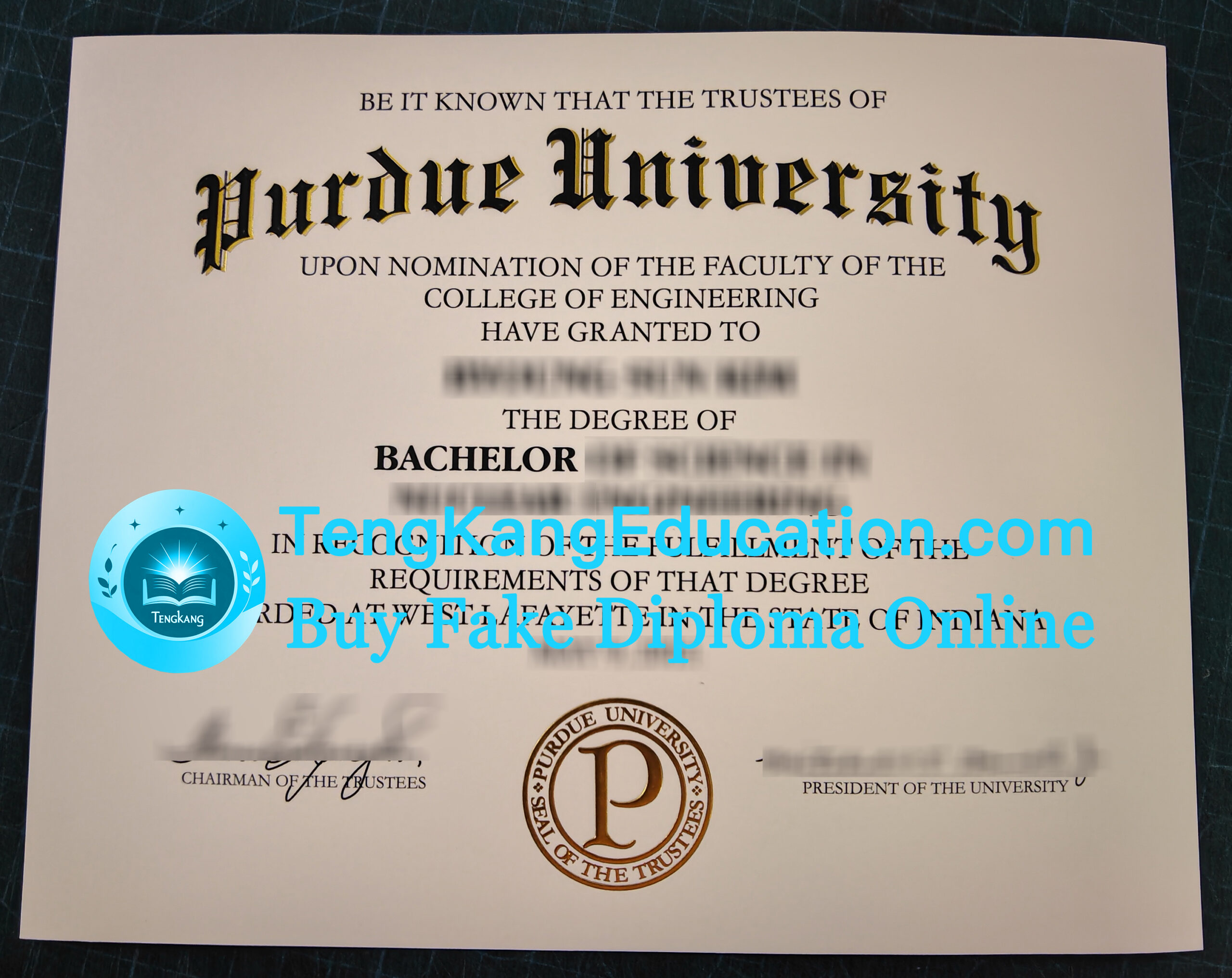 普渡大学毕业证, Purdue University diploma