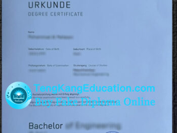 波鸿应用科学大学毕业证Hochschule Bochum Urkunde