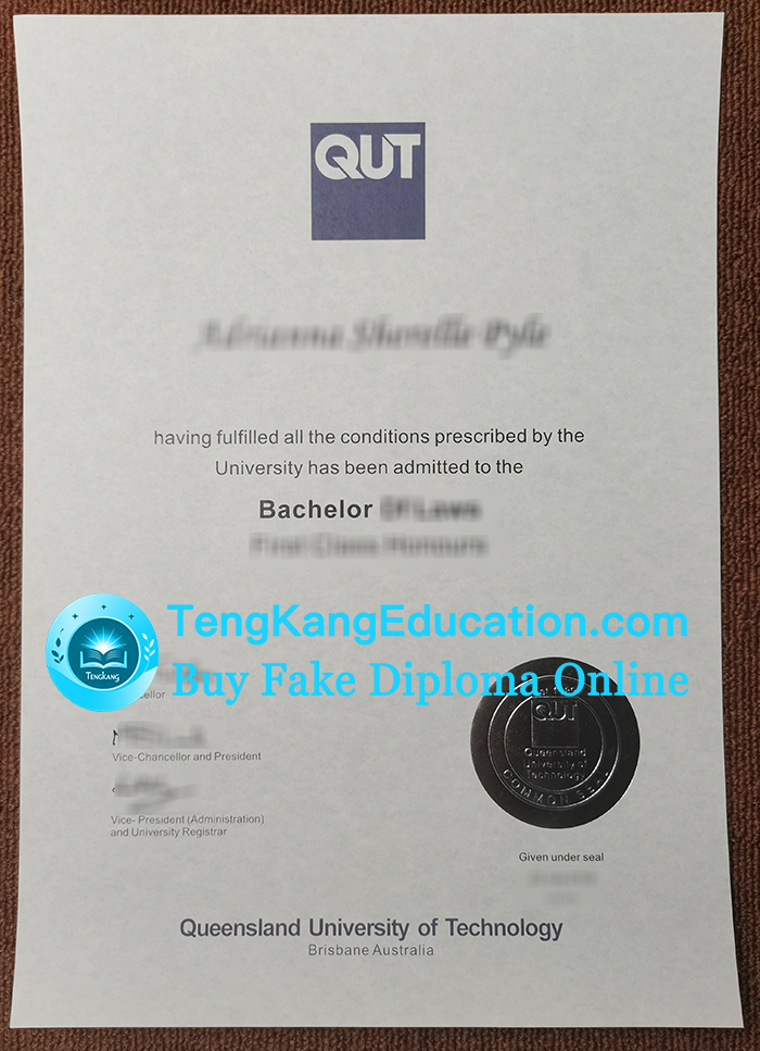 澳大利亚昆士兰科技大学毕业证, QUT diploma