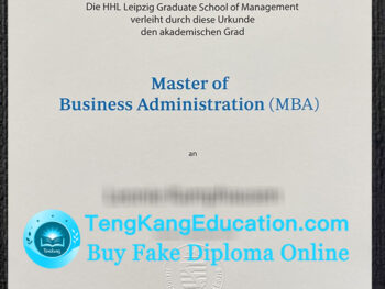 莱比锡管理研究生院毕业证HHL Leipzig Graduate School of Management Urkunde
